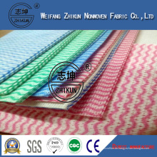 Wellenmuster Spunlace Rayon Nonwoven Fabrics